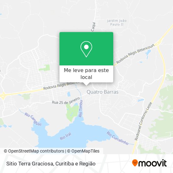 Sitio Terra Graciosa mapa