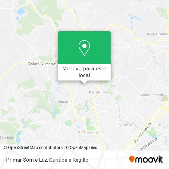 Primar Som e Luz mapa
