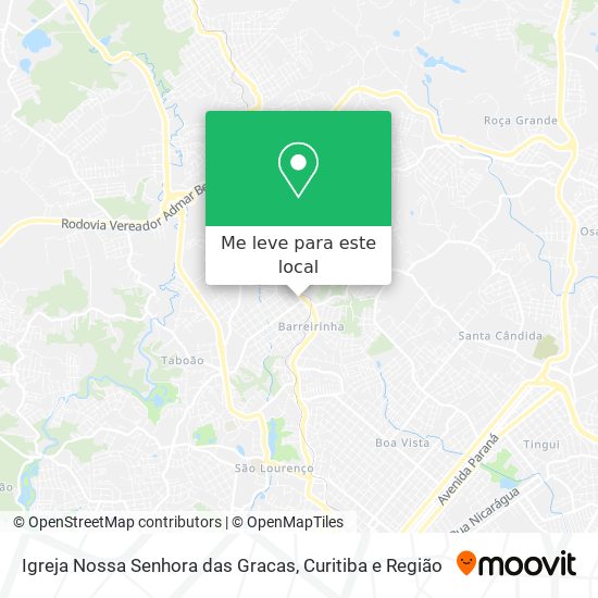 Igreja Nossa Senhora das Gracas mapa