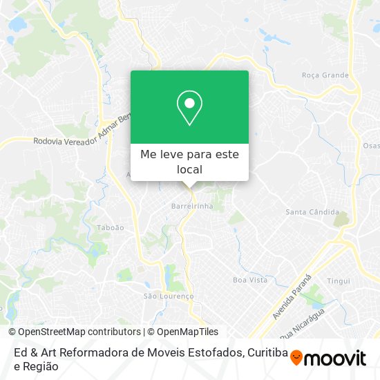 Ed & Art Reformadora de Moveis Estofados mapa