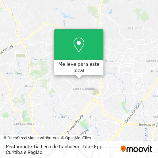 Restaurante Tia Lena de Itanhaem Ltda - Epp mapa