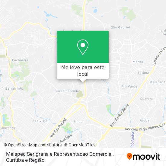 Meispec Serigrafia e Representacao Comercial mapa