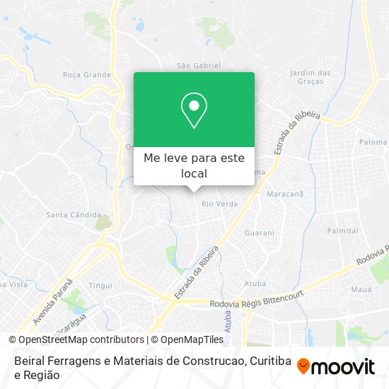 Beiral Ferragens e Materiais de Construcao mapa