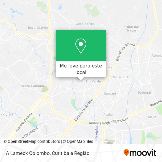 A Lameck Colombo mapa