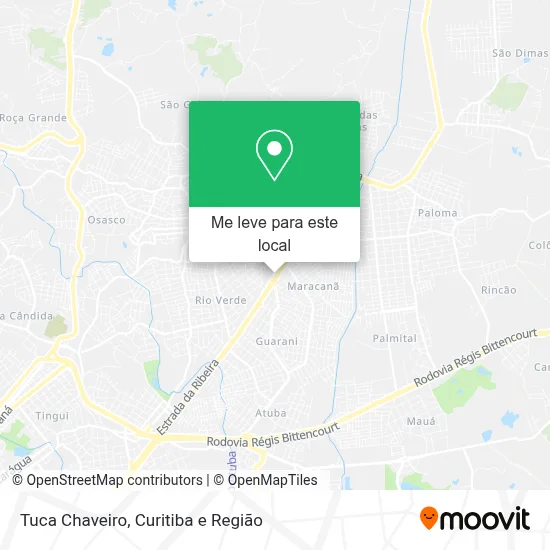 Tuca Chaveiro mapa