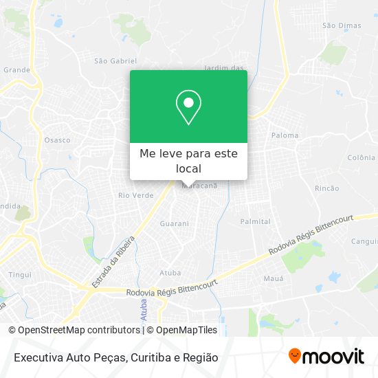 Executiva Auto Peças mapa