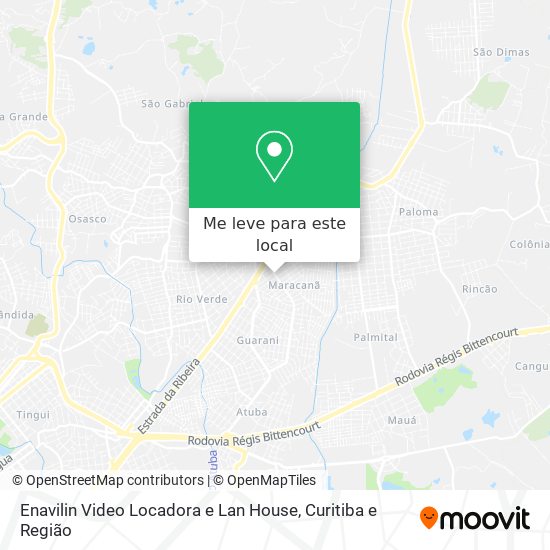 Enavilin Video Locadora e Lan House mapa
