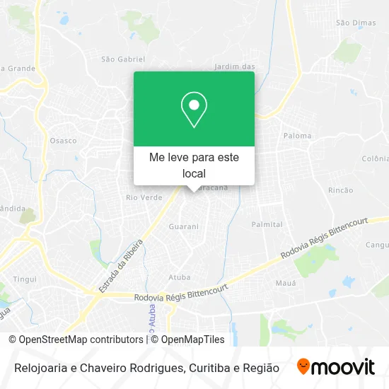 Relojoaria e Chaveiro Rodrigues mapa