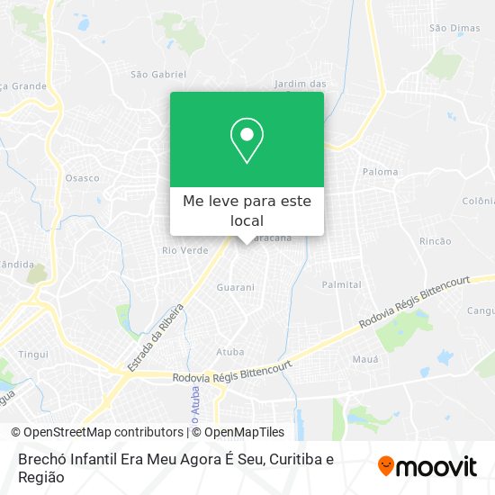 Brechó Infantil Era Meu Agora É Seu mapa