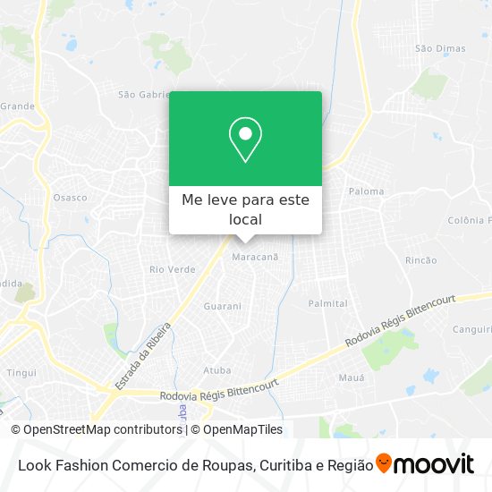 Look Fashion Comercio de Roupas mapa