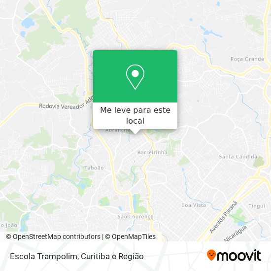 Escola Trampolim mapa