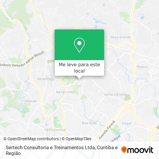 Sertech Consultoria e Treinamentos Ltda mapa