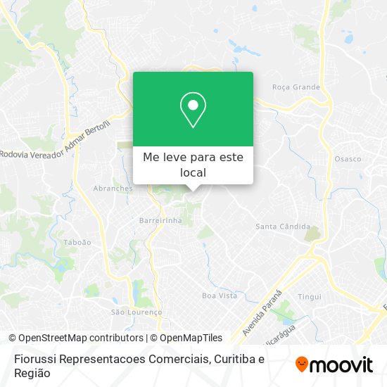 Fiorussi Representacoes Comerciais mapa