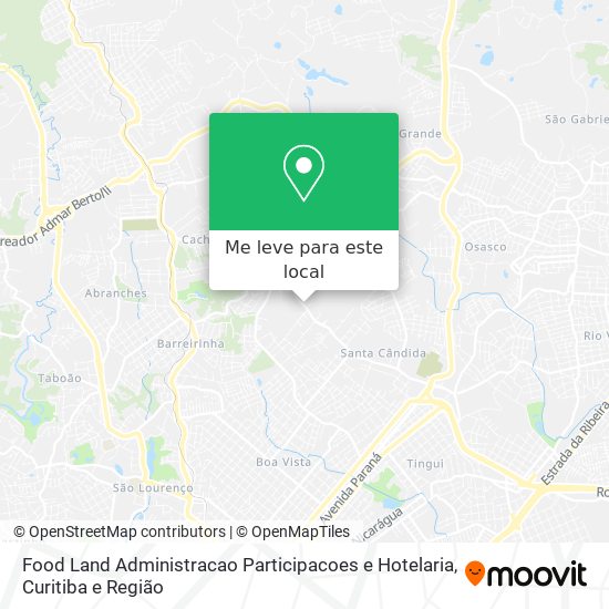 Food Land Administracao Participacoes e Hotelaria mapa
