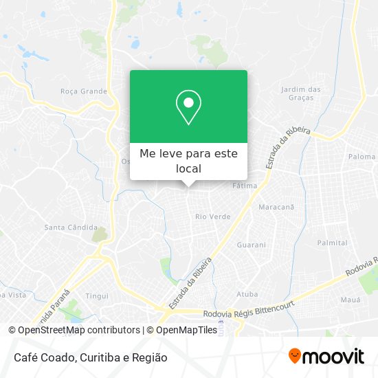 Café Coado mapa