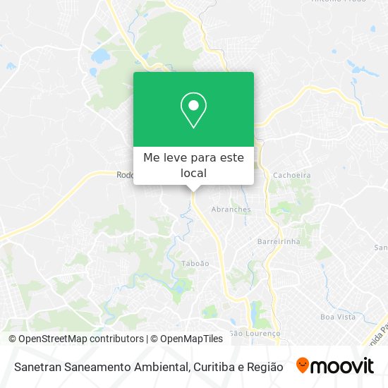 Sanetran Saneamento Ambiental mapa