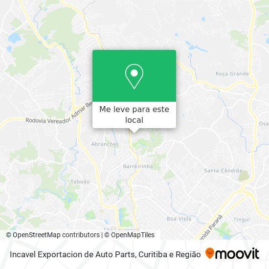 Incavel Exportacion de Auto Parts mapa