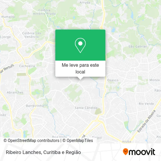 Ribeiro Lanches mapa