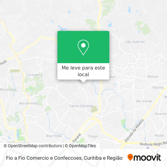 Fio a Fio Comercio e Confeccoes mapa