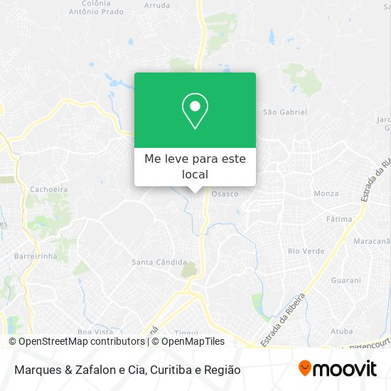 Marques & Zafalon e Cia mapa