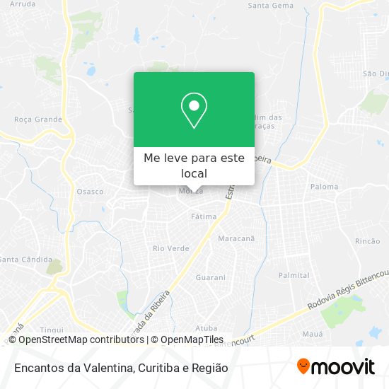 Encantos da Valentina mapa