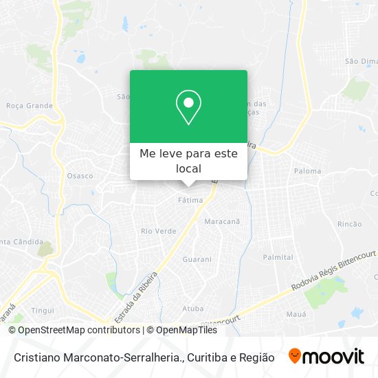 Cristiano Marconato-Serralheria. mapa
