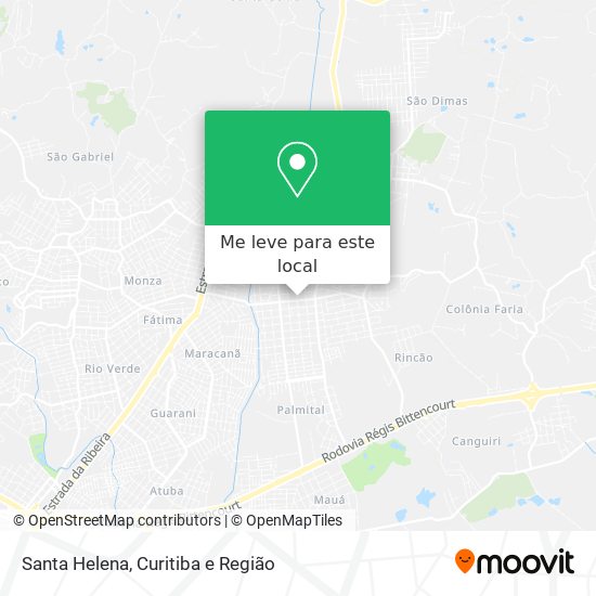 Santa Helena mapa