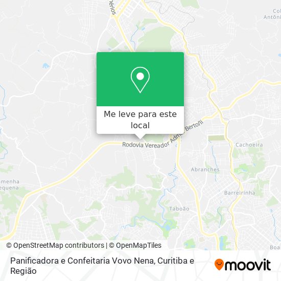 Panificadora e Confeitaria Vovo Nena mapa