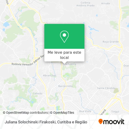 Juliana Solochinski Firakoski mapa