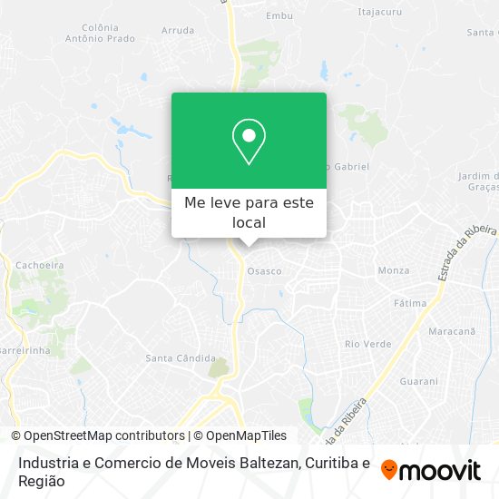 Industria e Comercio de Moveis Baltezan mapa