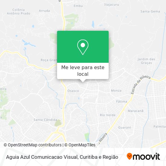 Aguia Azul Comunicacao Visual mapa