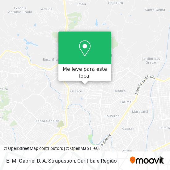 E. M. Gabriel D. A. Strapasson mapa