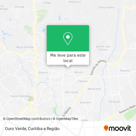 Ouro Verde mapa