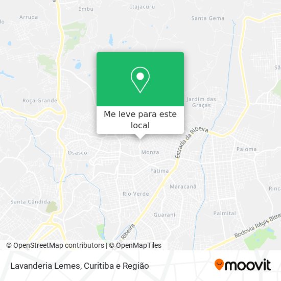 Lavanderia Lemes mapa