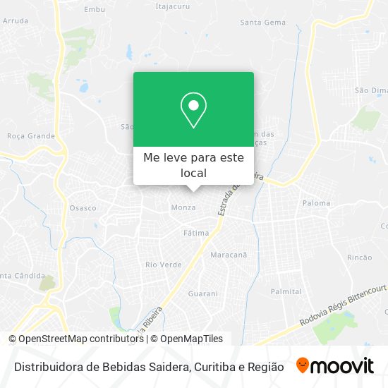 Distribuidora de Bebidas Saidera mapa