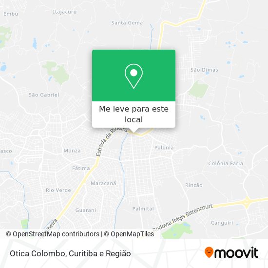 Otica Colombo mapa
