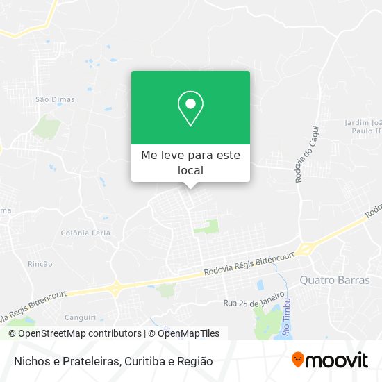 Nichos e Prateleiras mapa