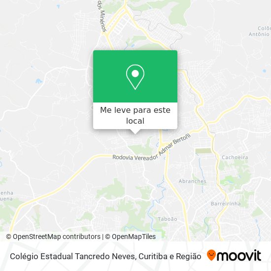Colégio Estadual Tancredo Neves mapa