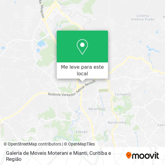 Galeria de Moveis Moterani e Mianti mapa