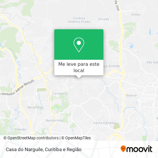 Casa do Narguile mapa