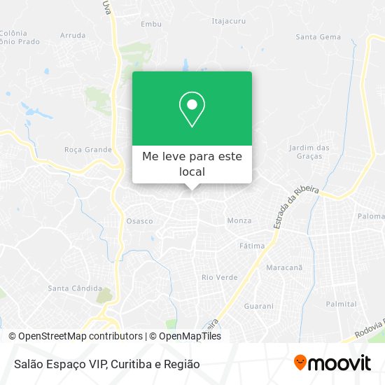 Salão Espaço VIP mapa