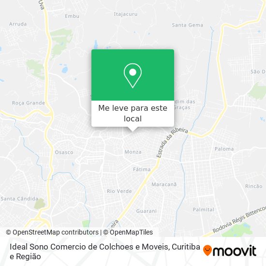 Ideal Sono Comercio de Colchoes e Moveis mapa