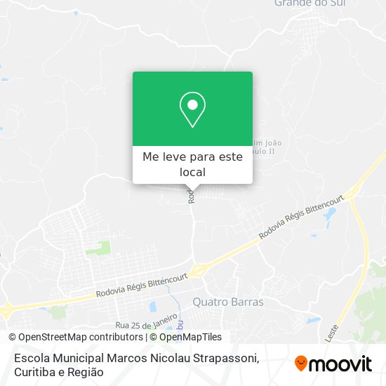 Escola Municipal Marcos Nicolau Strapassoni mapa