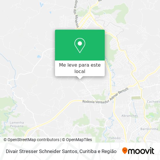 Divair Stresser Schneider Santos mapa