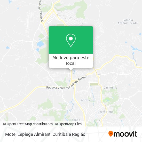 Motel Lepiege Almirant mapa