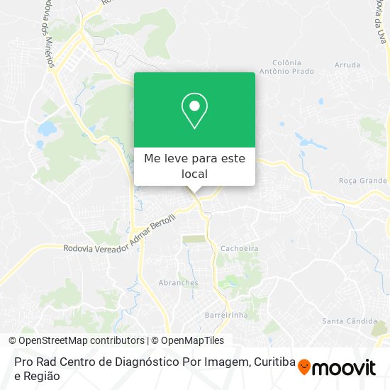 Pro Rad Centro de Diagnóstico Por Imagem mapa