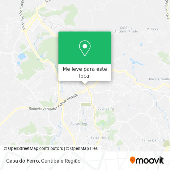 Casa do Ferro mapa