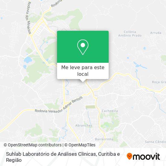 Suhlab Laboratório de Análises Clínicas mapa