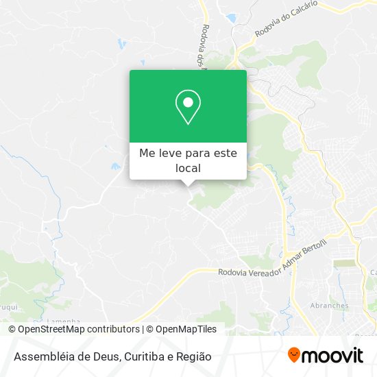 Assembléia de Deus mapa