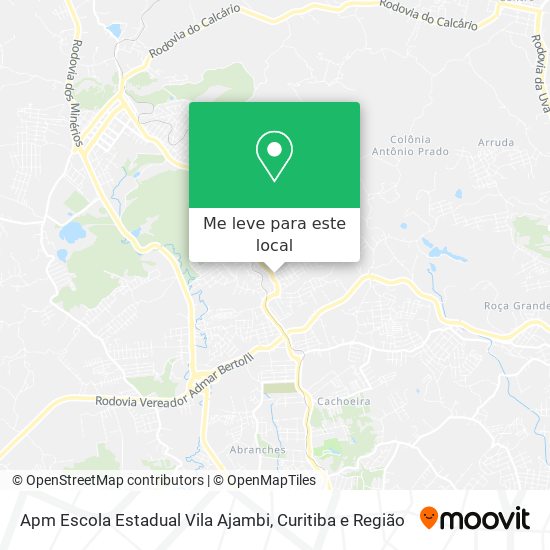 Apm Escola Estadual Vila Ajambi mapa